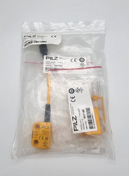Pilz 541203 PSEN cs4.2n / PSEN cs4.1 1 Unit RFiD Sicherheitsschalter, neue Verpackung mit Label und QR-Code sichtbar.