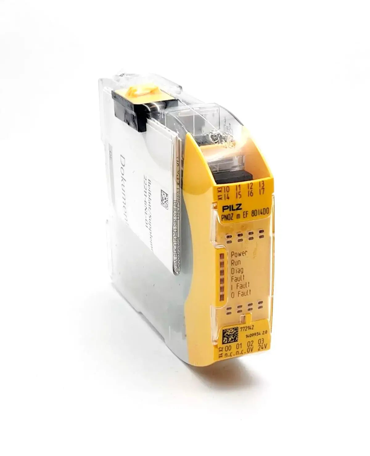 Pilz 772142 PNOZ m EF 8DI4DO Konfigurierbare Kleinsteuerungen sealed, new original packaging, extension module for safety controls