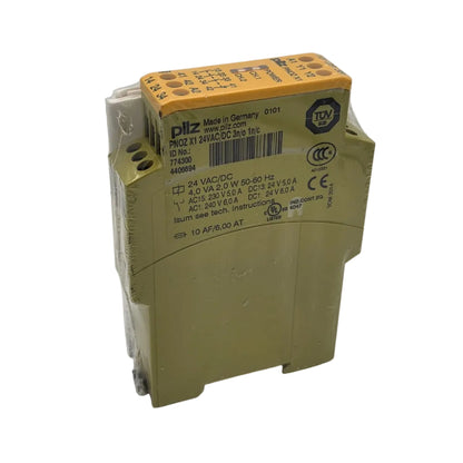 Pilz PNOZ X1 Sicherheitsschaltgerät (774300) ist ein bewährtes Sicherheitsrelais zur Überwachung von Not-Halt-Tastern und Schutztüren in industriellen Anwendungen.