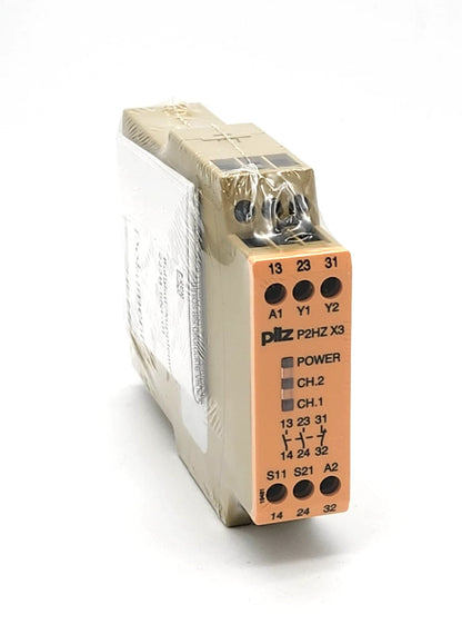 Pilz 774350 P2HZ X3 Sicherheitsschaltgerät 24VDC 2n/o 1n/c sealed, new safety relay in original packaging