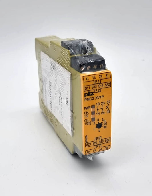 Pilz 777602 PNOZ XV1P Sicherheitsschaltgerät 30/24VDC 2n/o 1n/o t | sealed, sealed safety relay device