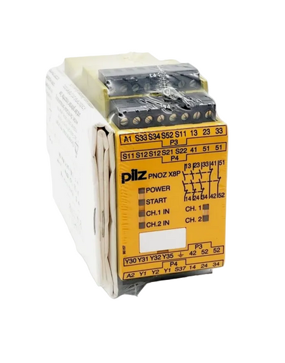 Pilz 777770 PNOZ X8P Sicherheitsschaltgerät 24VAC 3n/o 2n/c 2so | sealed, original packaging