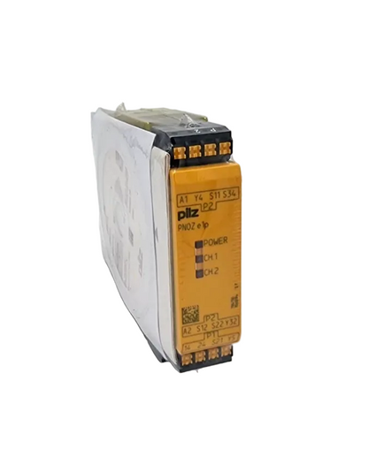 Pilz 784130 PNOZ e1p C Sicherheitsschaltgerät 24VDC 2so | sealed, yellow safety relay device