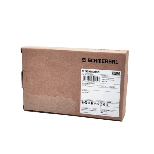 Packaging of Schmersal 101209095 AZM 161 B ST1-AS RP Sicherheitszuhalter AZM161BST1-ASRP, safety switch product box