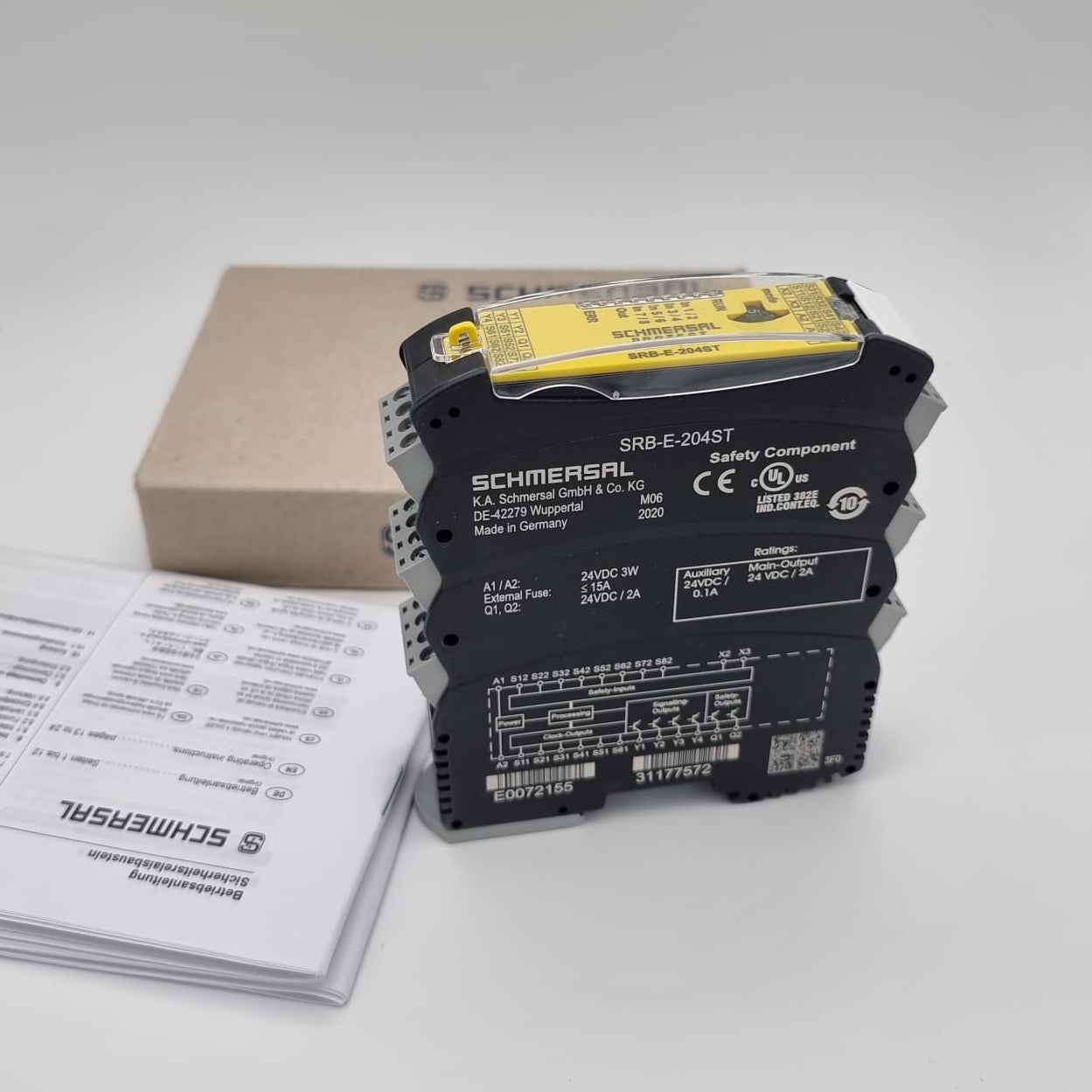 Schmersal, 103009973, SRB-E-204ST, Sicherheitsbaustein, Safety Relay, STOP 0, Not-Halt, Industrieautomation