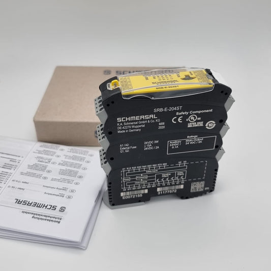 Schmersal, 103009973, SRB-E-204ST, Sicherheitsbaustein, Safety Relay, STOP 0, Not-Halt, Industrieautomation