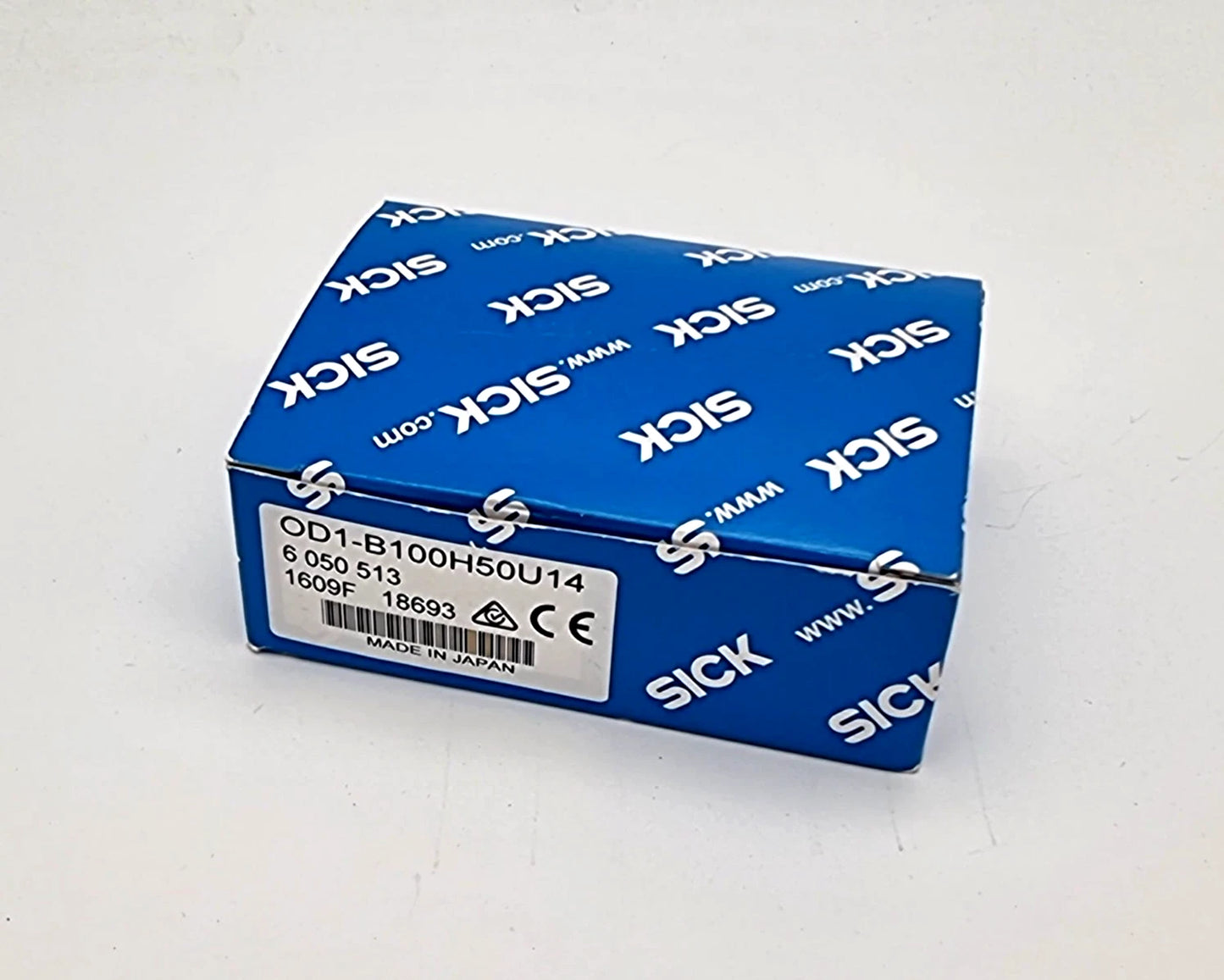 Sick 6050513 OD1-B100H50U14 Laser-Distanzsensoren OD Mini in originalverpackt, präzisions-Laser-Distanzsensor Produktbox.