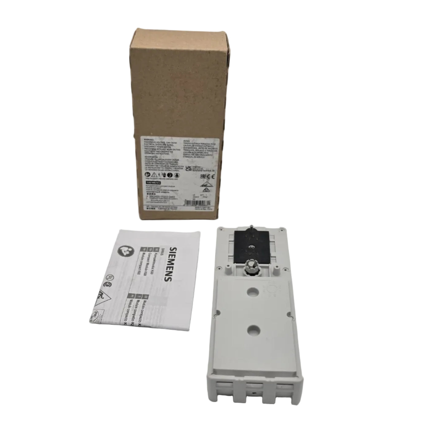 Siemens AS-i Kompaktmodul K60 3RK2400-1FQ03-0AA3 ist ein robustes digitales Feldmodul für AS-Interface Netzwerke mit Schutzart IP67.