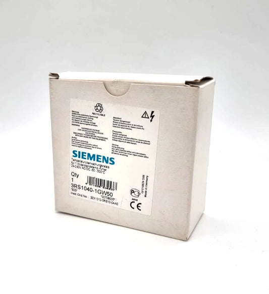 Siemens 3RS1040-1GW50 Temperaturüberwachungsrelais -50 °C bis 500 °C AC/DC Verpackung