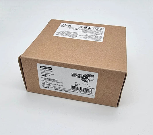 Box of Siemens 3RT2027-2BB40 Leistungsschütz AC3e:15kW 1S+1Ö DC24V