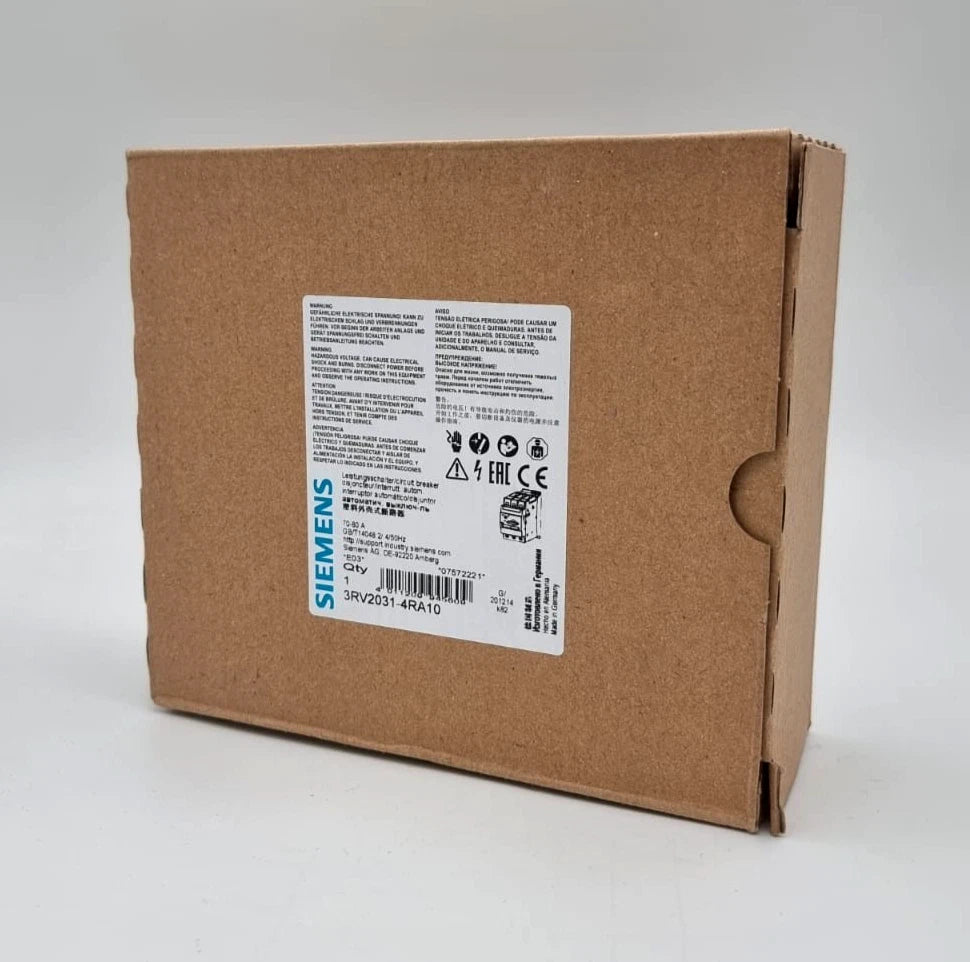 Siemens 3RV2031-4RA10 Leistungsschalter 80A originalverpackt in Karton