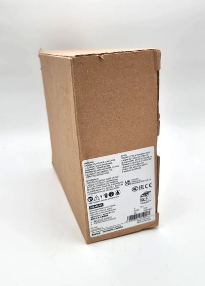 Verpackung des Siemens 3RV2042-4MA10 Leistungsschalter S3 100A, neu und originalverpackt mit Etikett auf brauner Box.