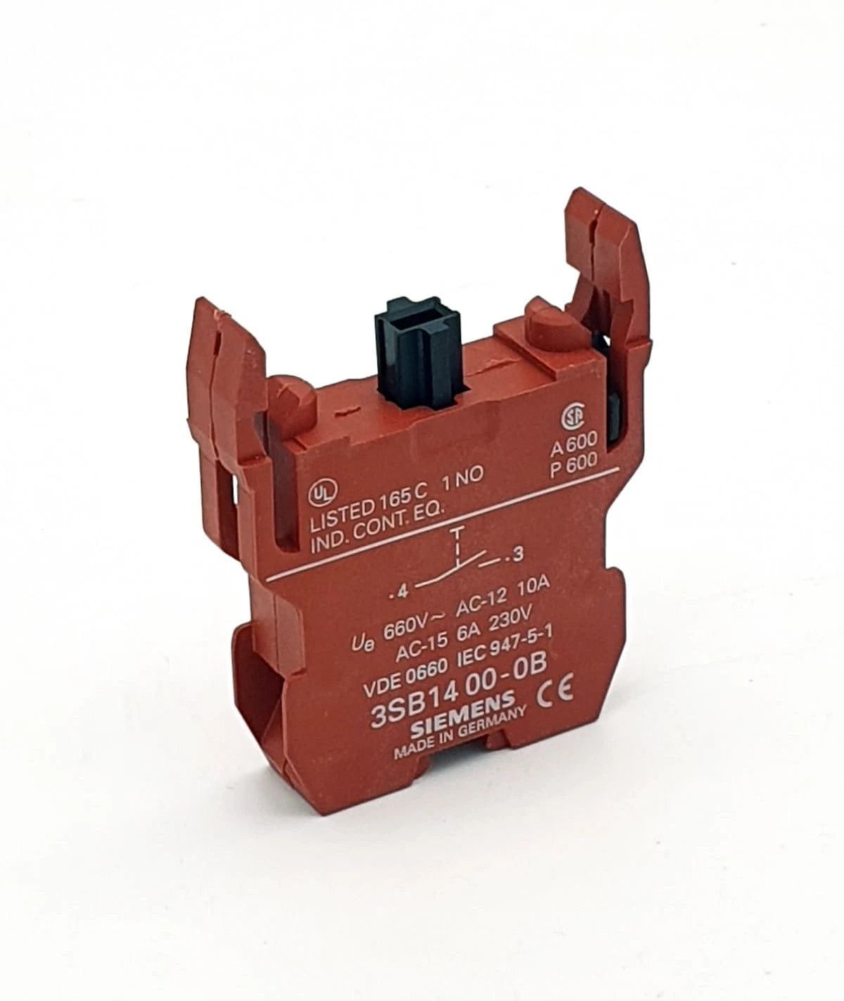 Siemens 3SB1400-0B 22 und 30 mm Schaltelement 1S, new condition with screw connection.