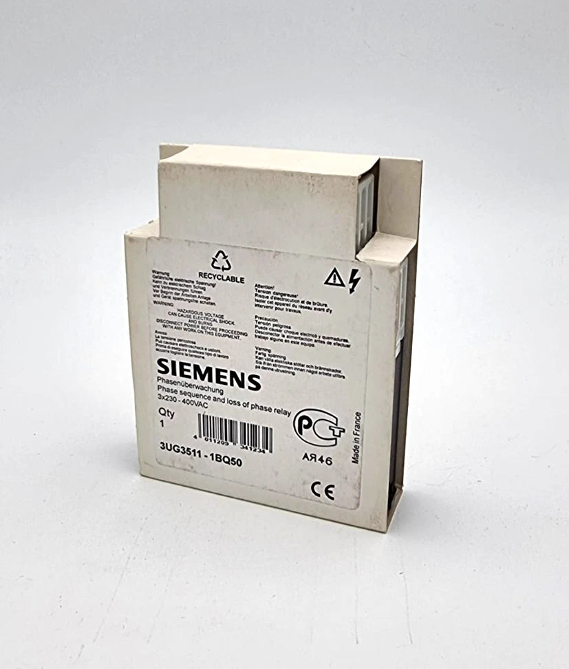 Siemens 3UG3511-1BQ50 Überwachungsrelais AC 3X200...3X460V in original packaging