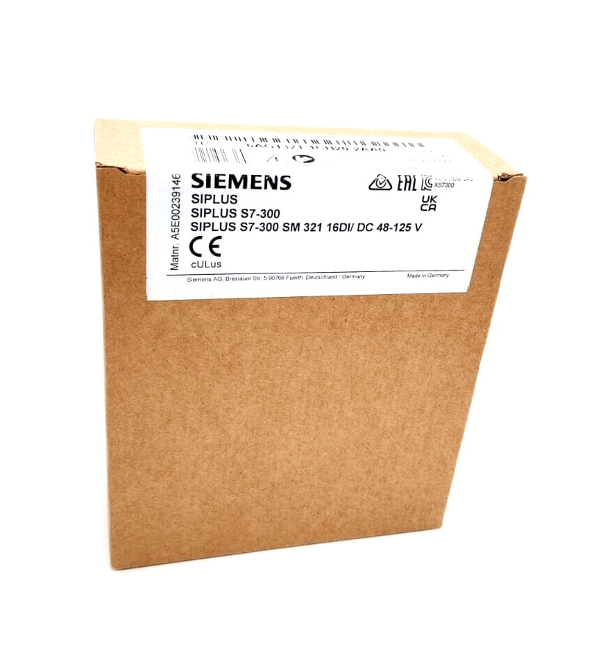 Siemens 6AG1321-1CH20-2AA0 SIPLUS S7-300 based on 6ES7321-1CH20-0AA0 | sealed box view