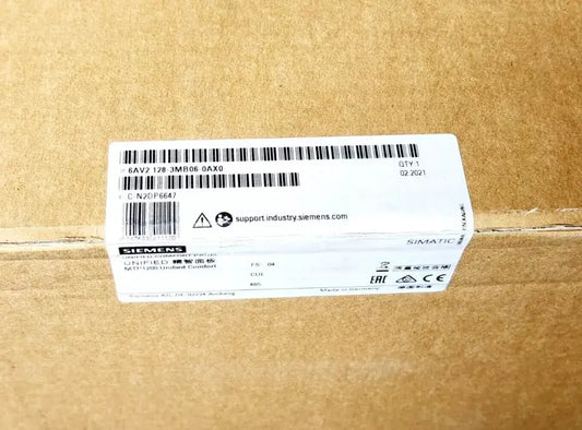 Siemens 6AV2128-3MB06-0AX0 SIMATIC HMI MTP1200 Unified Comfort Panel | sealed packaging showing model label.