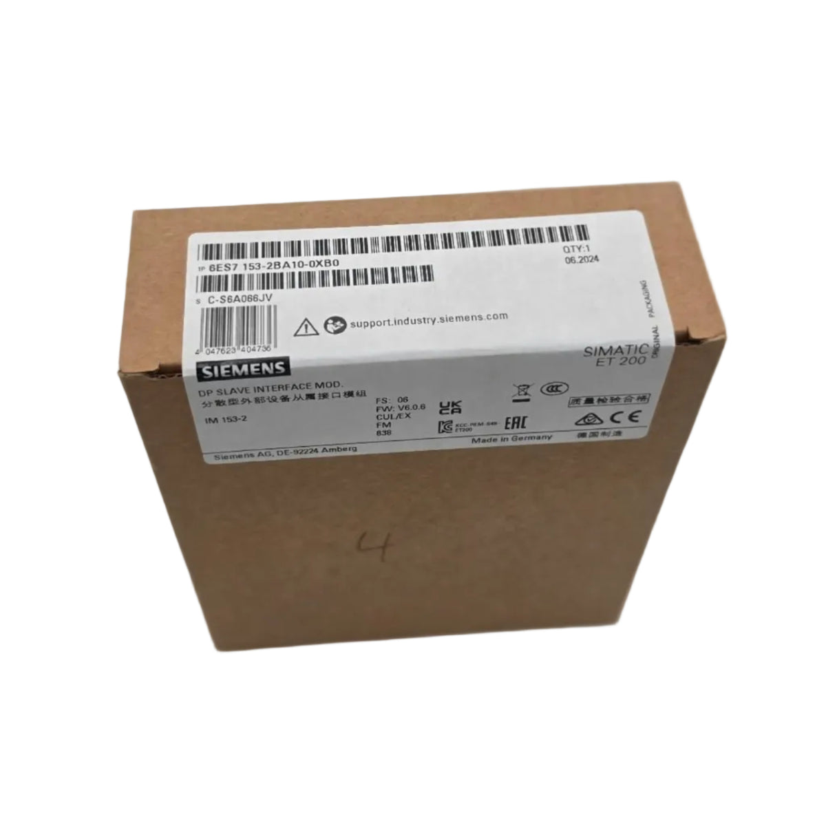 Siemens, 6ES7153-2BA10-0XB0, IM 153-2, IM153-2, IM 153-2 High Feature, SIMATIC DP, SIMATIC ET 200M, ET200M, Interface Modul, Anschaltung, PROFIBUS DP, PROFIBUS, dezentrale Peripherie, S7-300, S7 300, redundanzfähig, HART, Uhrzeitstempelung, taktsynchron, Drive ES, Switch ES, SPS, PLC, Prozessautomation, Industrieautomation, Automatisierungstechnik