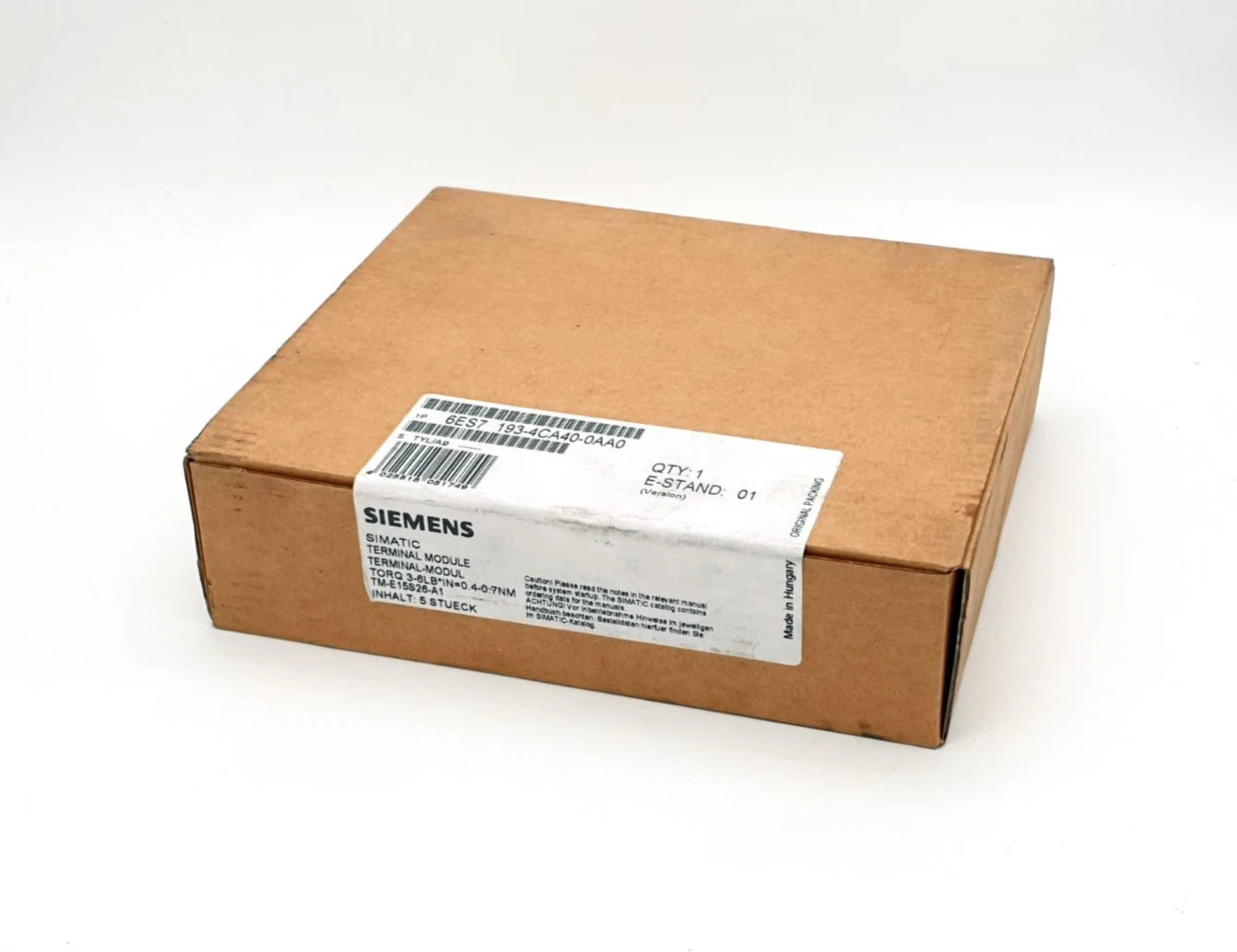 Siemens 6ES7193-4CA40-0AA0 SIMATIC DP5 Universal-Terminalmodule 5 Stück | sealed in packaging