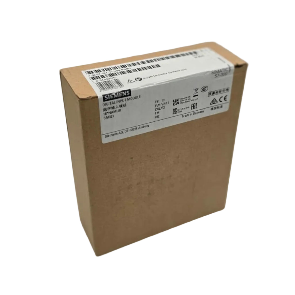 Siemens, 6ES7321-7TH00-0AB0, SM 321, SM321, SIMATIC S7, SIMATIC PCS 7, PCS7, Digitaleingabe, Digitaleingangsmodul, Digital Input, 16 DE, 16 DI, 24V DC, NAMUR, NAMUR Geber, BERO, Drahtbrucherkennung, Flatterüberwachung, Impulsverlängerung, diagnosefähig, IM 153-2 HF, IM 153-4 HF, S7-300, SPS, PLC, Prozessautomation, Industrieautomation, Automatisierungstechnik