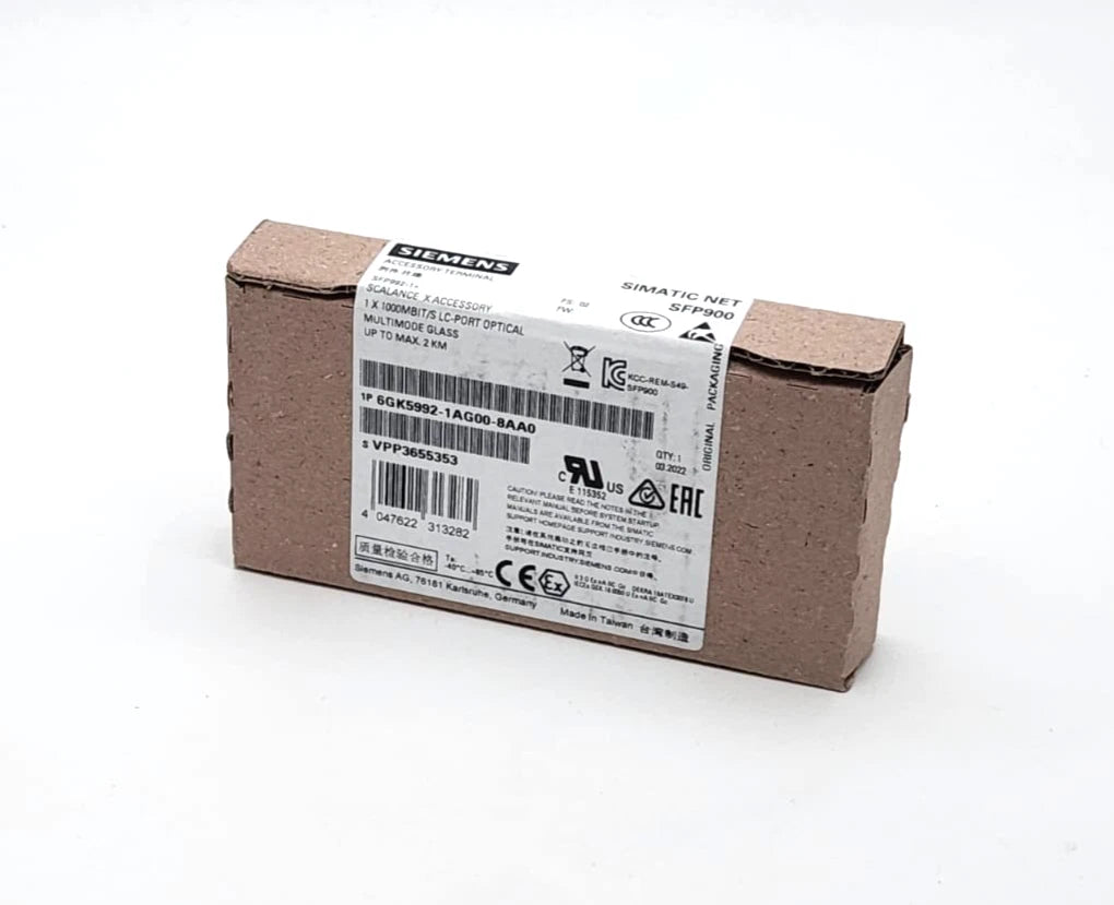 Siemens 6GK5992-1AG00-8AA0 SCALANCE X Stecktransceiver SFP992-1+ | sealed in original packaging