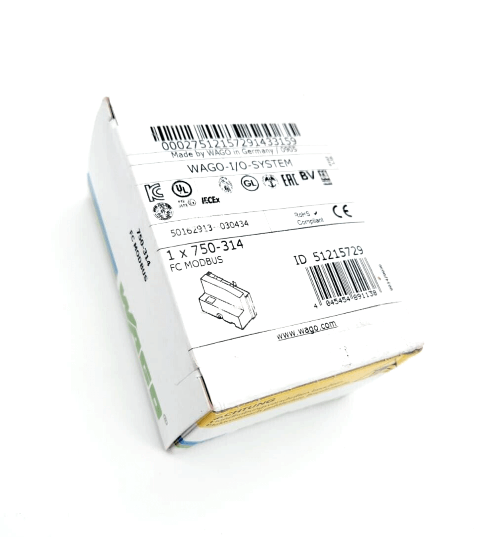 Wago 750-314 Feldbuskoppler MODBUS RS-232 19,2 kBd | sealed, original packaging, new condition, WAGO I/O-System 750