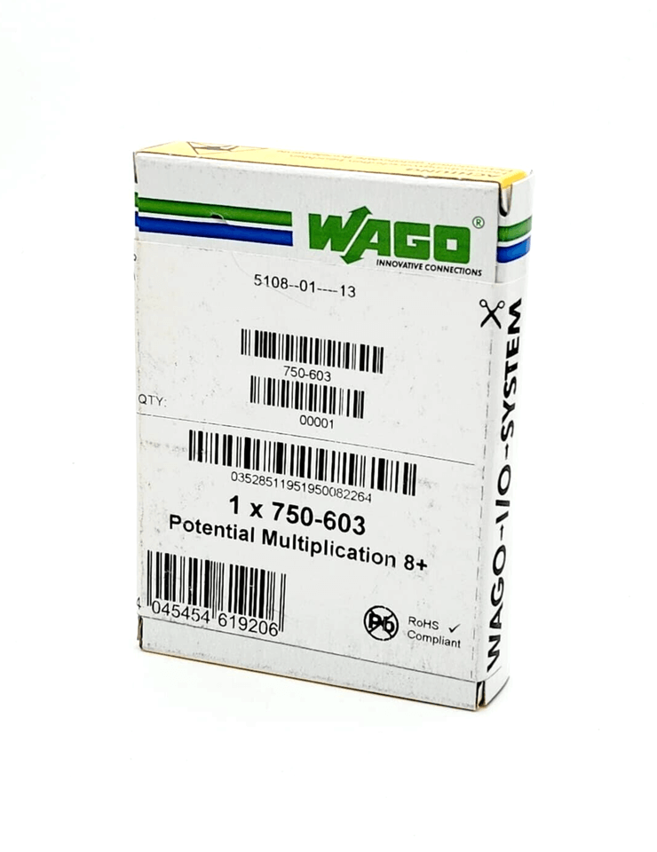 Wago 750-603 Potentialvervielfältigung 8-fach 24 V | sealed original packaging image