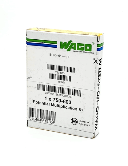 Wago 750-603 Potentialvervielfältigung 8-fach 24 V | sealed original packaging image