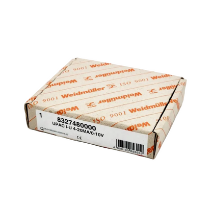 Weidmüller 8327480000 UPAC Analog-Isolator UPAC I-U 2-20MA/0-10V 832748 in original packaging.