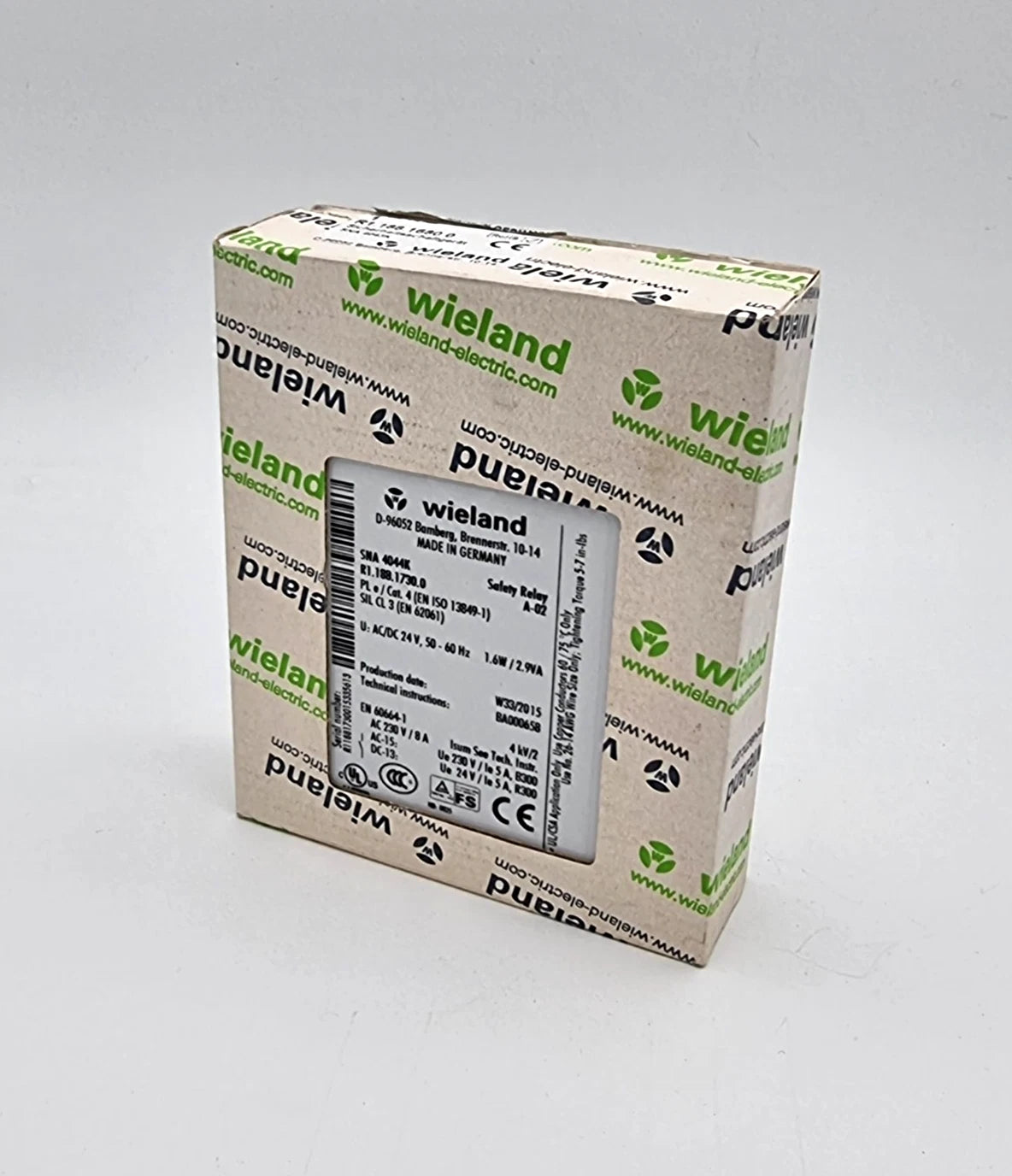 Wieland R1.188.1810.0 SNA4043K-A Sicherheitsschaltgerät in original packaging, safetyRELAY series, new condition.