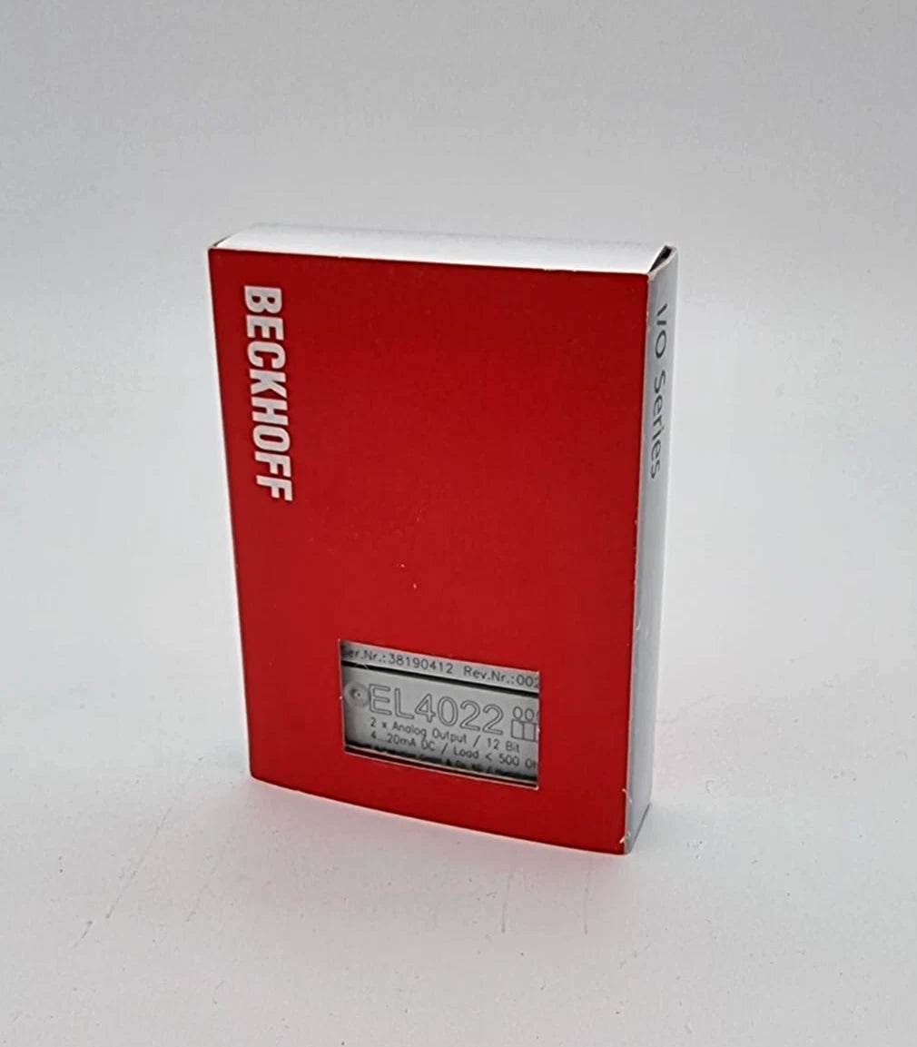 Beckhoff EL4022 EtherCAT-Klemme 2-Kanal-Analog-Ausgang Strom 4…20 mA in Verpackung