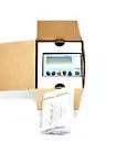 Crouzet 88970045 CD12 Microcontroller in packaging with instruction manual, 12 VDC, 8 inputs, 4 relay outputs, IP20, DIN rail mount.