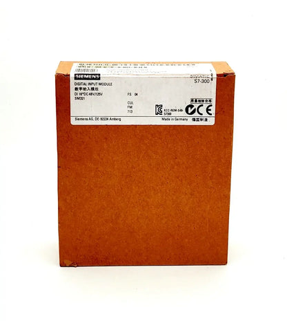 Sealed Siemens SIMATIC S7-300 Digital Input Module SM321 in original packaging, part number 6ES7321-1CH20-0AA0.