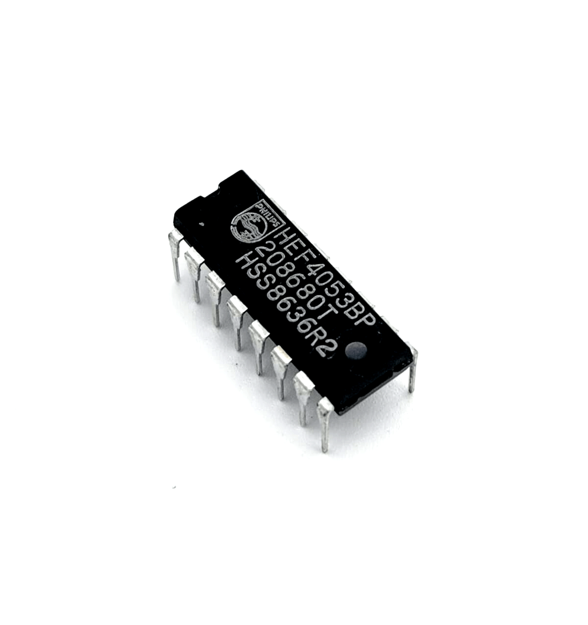 Philips HEF4053BP integrated circuit IC DIP16, electronic component for multiple applications