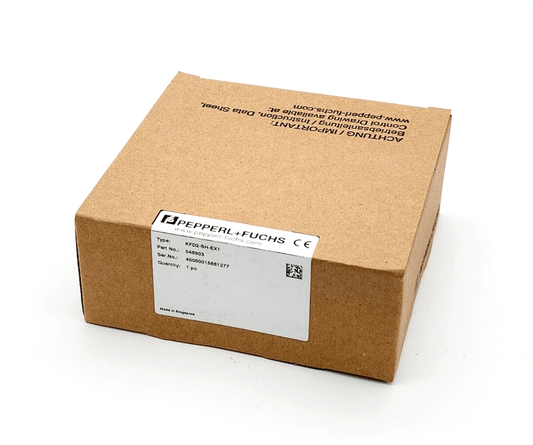 Box of Pepperl+Fuchs 046903 KFD2-SH-EX1 interface unit for industrial automation.