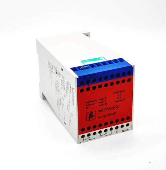 Pepperl+Fuchs 06341 WE77/EX-1-2U Schaltverstärker, 220V AC, industrial signal amplifier
