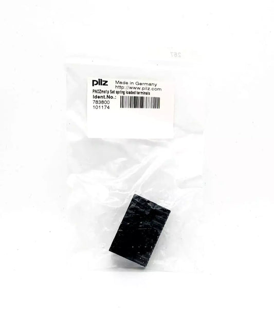 Pilz 783800 Spring Terminals Set, compatible with PNOZ ms1p/ms2p, in packaging.