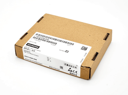 Siemens 6FC5111-0CA01-0AA0 SINUMERIK CNC module packaging with product label visible.