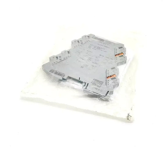 Phoenix Contact Trennverstärker MINI MCR-2-I-I model 2901998 in packaging, featuring galvanic isolation for analog signals.