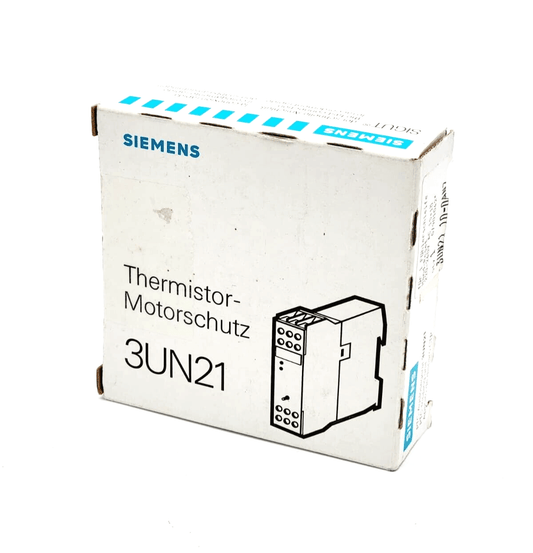Siemens 3UN2110-0AN7 Thermistor-Motorschutz box with product image and branding