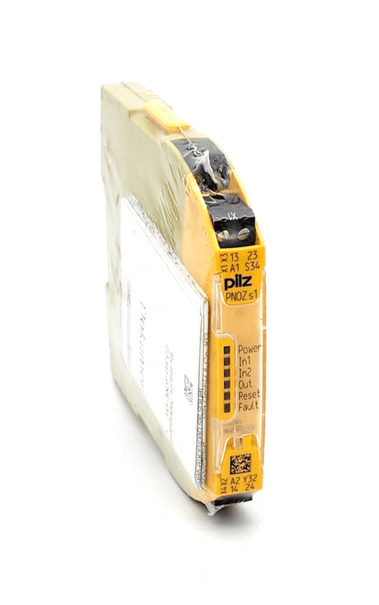 Pilz 750101 PNOZ s1 Safety Relay, 24VDC, 2 n/o, with screw terminal, emergency stop monitoring.