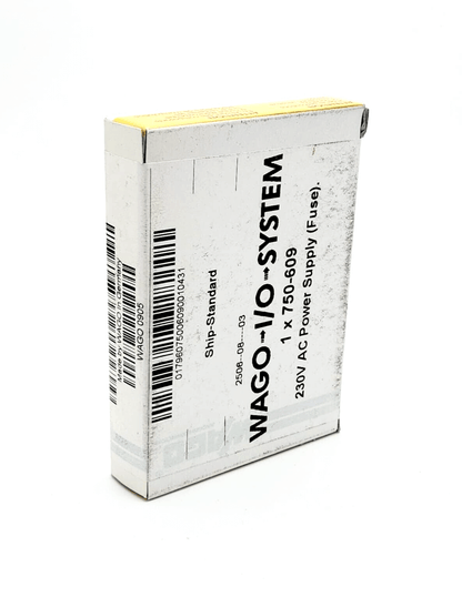 Wago 750-609 Potentialeinspeisung AC 230V Sicherungshalter packaging