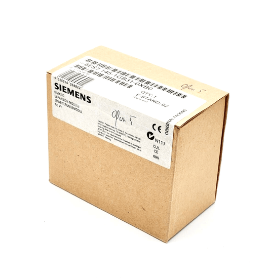 Sealed box of Siemens 6ES7145-1GB31-0XB0 SIMATIC DP EM 145 expansion module for ET200X system.