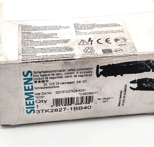 Siemens 3TK2827-1BB40 SIRIUS Sicherheitsschaltgerät DC 24 V