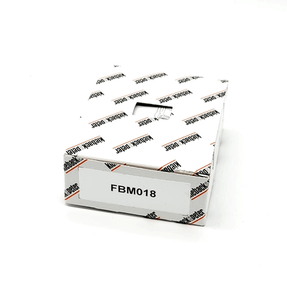 Kieback & Peter FBM018 packaging with product label visible, white box with branded wrapping, displayed at an angle.