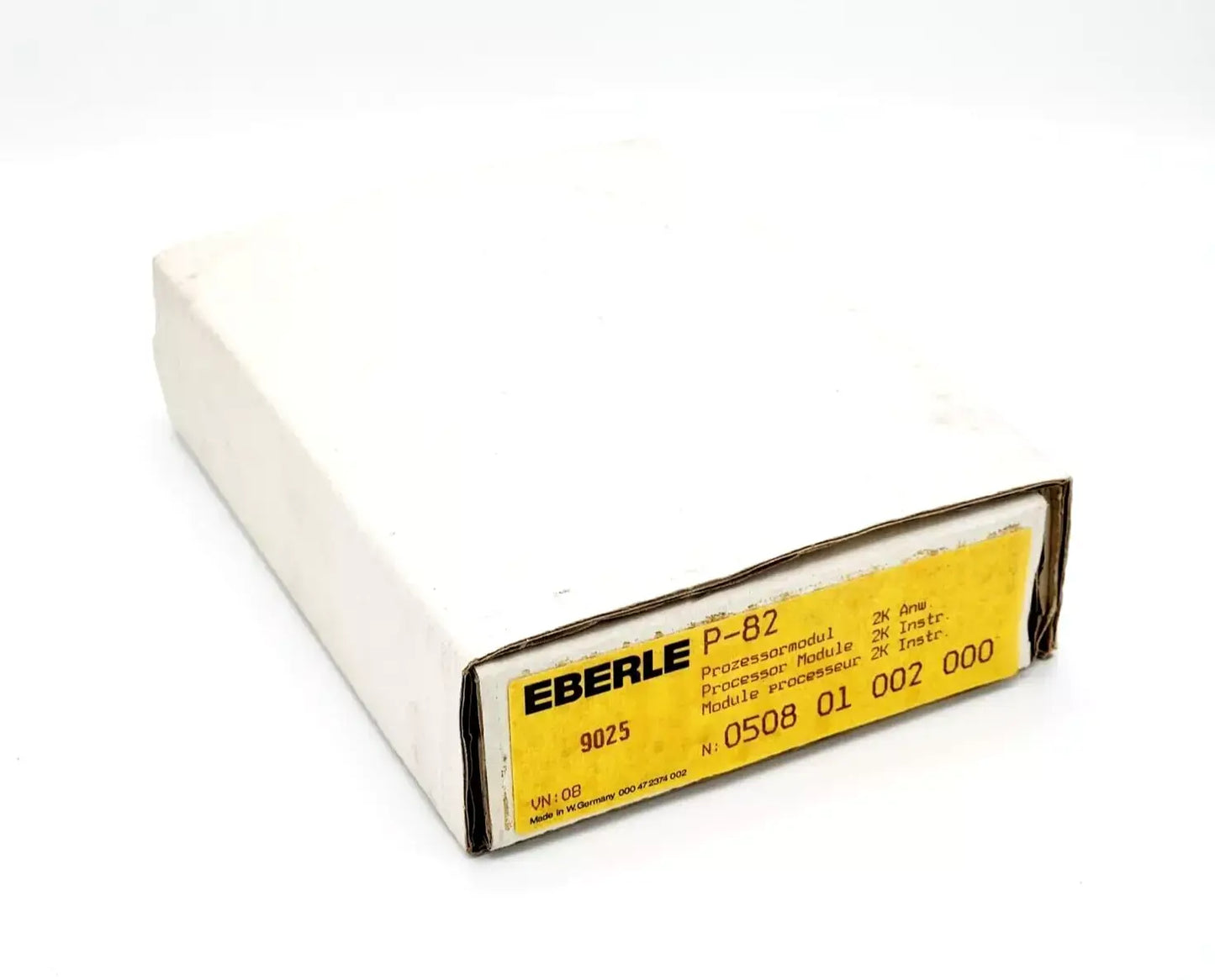 Eberle 050801002000 P-82 Prozessormodul, new and unused, in original packaging with label, product number 0508 01 002 000.
