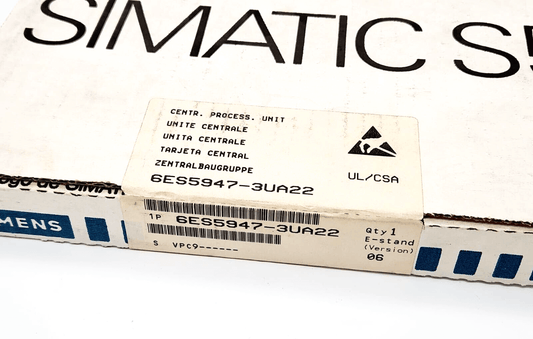 Sealed Siemens 6ES5947-3UA22 SIMATIC S5 CPU 947 Zentralbaugruppe packaging