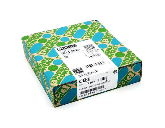 Phoenix Contact 2981677 Erweiterungsmodul packaging with product label and branding.