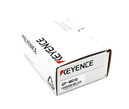 Keyence GP-M010 main unit in packaging, overpressure version, for pressure measurement, max pressure 1 MPa.
