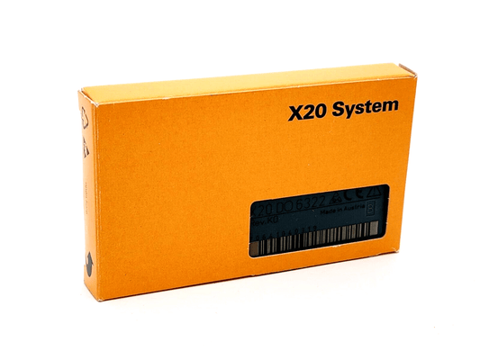 B&R X20 System packaging for X20DO6322 module with 6 digital outputs, 24 VDC compatibility, and status indicators, Part Number 0x1B98