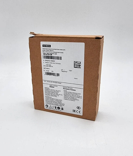 Siemens 3RN2012-1BA30 Thermistor-Motorschutzrelais 2 Wechsler Us = AC/DC 24 V new sealed box with product details label.